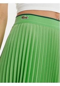 Lacoste Spódnica plisowana JF2701 Zielony Regular Fit. Kolor: zielony. Materiał: syntetyk #3