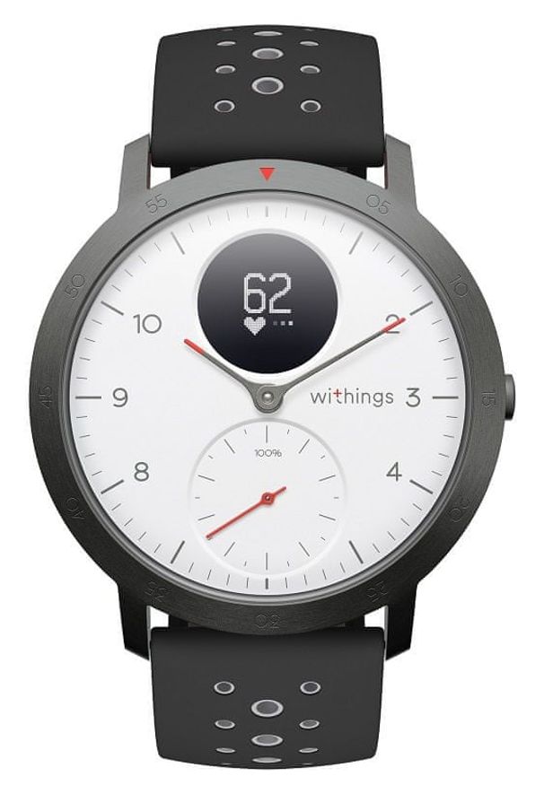 WITHINGS - Withings smartwatch Steel HR Sport (40 mm), White. Rodzaj zegarka: smartwatch. Kolor: czarny, biały, wielokolorowy. Styl: sportowy