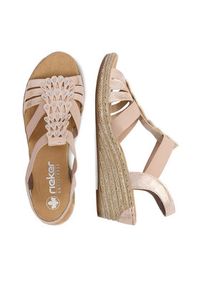 Rieker Sandały CEO-62436-31 Różowy. Kolor: różowy. Materiał: skóra #2