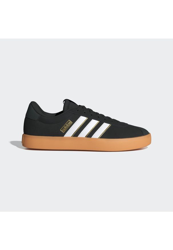 Adidas - Buty VL Court 3.0. Kolor: czerwony, biały, wielokolorowy, czarny. Materiał: skóra, tworzywo sztuczne. Sport: turystyka piesza