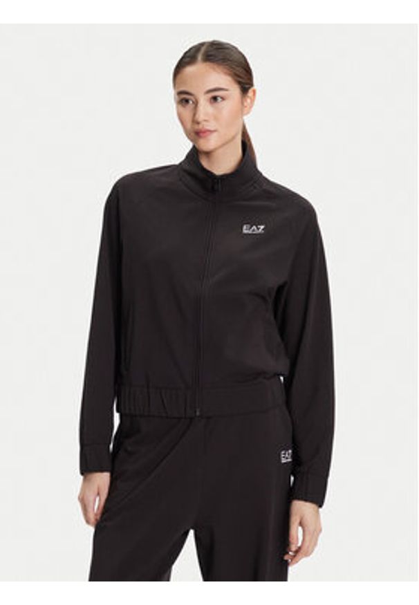 EA7 Emporio Armani Dres 7W000118 AF13135 UC001 Czarny Regular Fit. Kolor: czarny. Materiał: bawełna