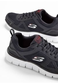 Sneakersy Skechers z pianką Memory bonprix czarno-biały. Kolor: czarny #4