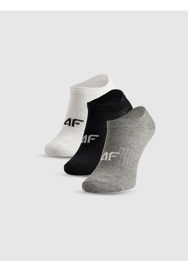 4f - 4F Skarpetki krótkie (3-pack) chłopięce - multikolor 38-40. Kolor: wielokolorowy. Materiał: dzianina