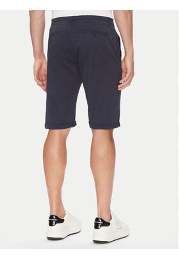 Karl Lagerfeld - KARL LAGERFELD Szorty materiałowe 265812 552829 Granatowy Regular Fit. Kolor: niebieski. Materiał: bawełna