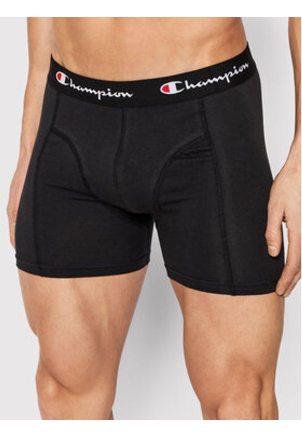Champion Komplet 2 par bokserek U20001 Czarny. Kolor: czarny. Materiał: bawełna