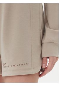 EA7 Emporio Armani Szorty sportowe 7W000280 AF12501 U6155 Beżowy Regular Fit. Kolor: beżowy. Materiał: syntetyk #5