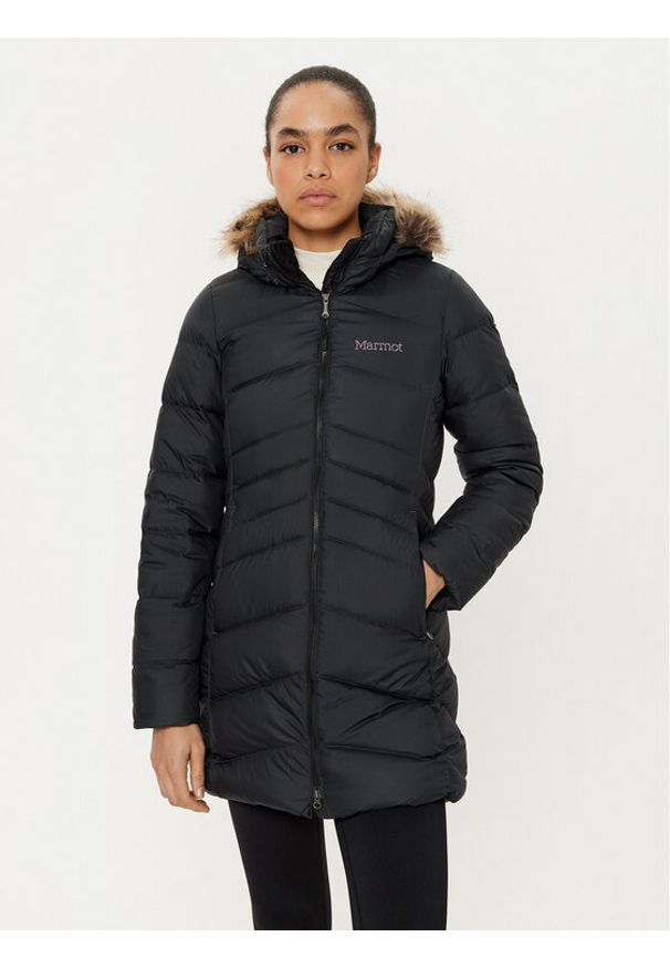 Marmot Płaszcz zimowy Montreal M15838 Czarny Regular Fit. Kolor: czarny. Materiał: syntetyk. Sezon: zima