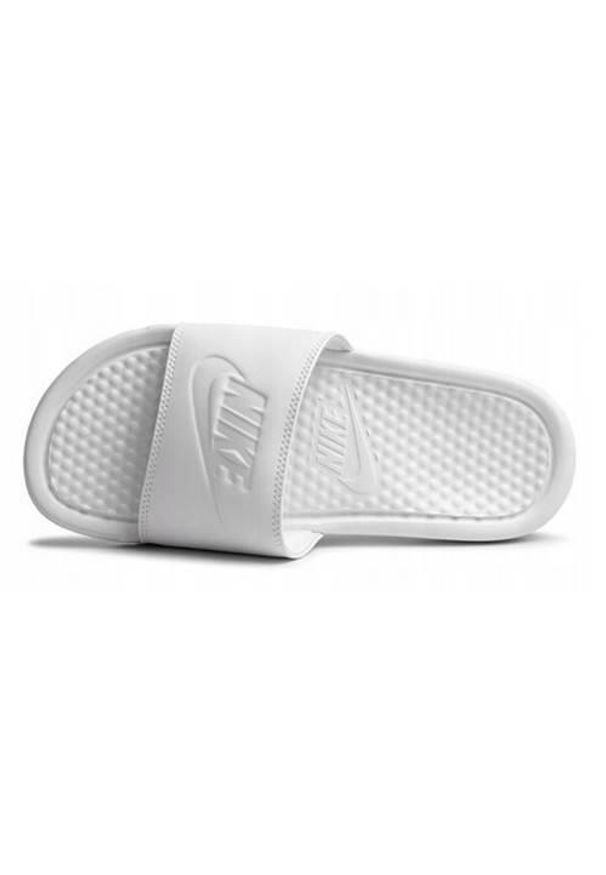 Klapki damskie Nike Benassi Jdi. Kolor: biały. Materiał: syntetyk, materiał