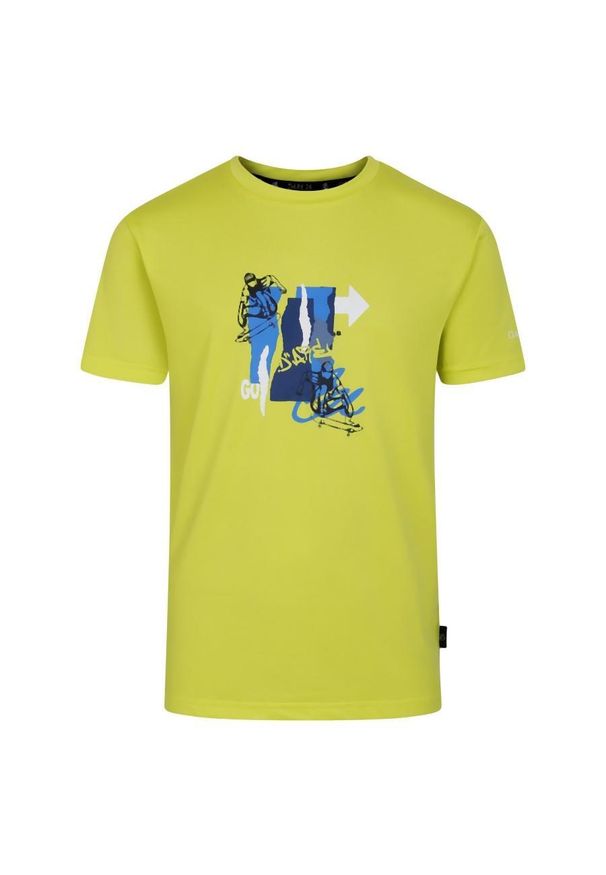 DARE 2B - Koszulka turystyczna dla dzieci Dare2B Amuse II. Kolor: zielony. Materiał: poliester, elastan. Sport: turystyka piesza