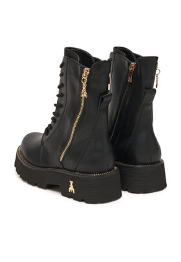 Patrizia Pepe Trzewiki PPJ961.31 Czarny. Kolor: czarny. Materiał: skóra