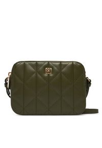 Calvin Klein Torebka Quilted Double Zip Camera Bag LV04F3328G Zielony ciemny. Kolor: zielony. Materiał: skórzane #5