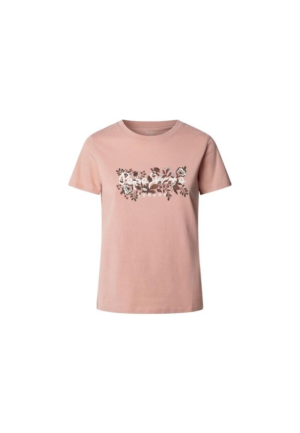 Koszulka damska Pepe Jeans Rosalind. Kolor: różowy