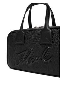 Karl Lagerfeld - KARL LAGERFELD Torebka A4W30047 Czarny. Kolor: czarny. Materiał: skórzane #4