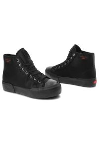 Czarne Sneakersy Cross Jeans Ocieplane Buty Damskie. Kolor: czarny. Materiał: syntetyk, futro, skóra ekologiczna. Szerokość cholewki: normalna. Sezon: zima #3