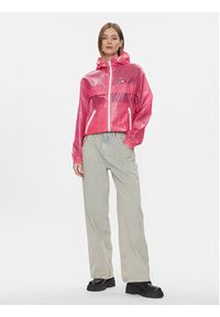 Tommy Jeans Wiatrówka Tjw Glossy Tech Chicago Ext DW0DW17229 Różowy Regular Fit. Kolor: różowy. Materiał: syntetyk #5