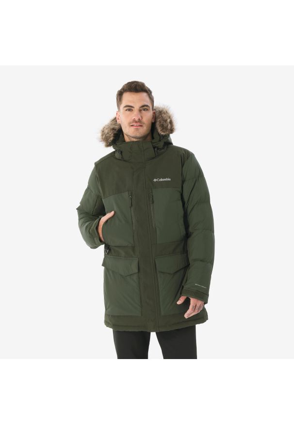 columbia - Parka turystyczna męska Columbia Peak Fusion. Materiał: syntetyk, materiał. Technologia: Omni-Heat (Columbia). Sezon: zima. Sport: turystyka piesza