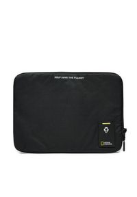 National Geographic Etui na laptopa Ocean N20905.06 Czarny. Kolor: czarny. Materiał: materiał