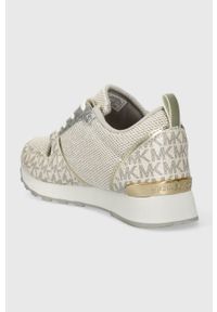 Michael Kors sneakersy dziecięce kolor beżowy. Zapięcie: sznurówki. Kolor: beżowy. Materiał: guma #2