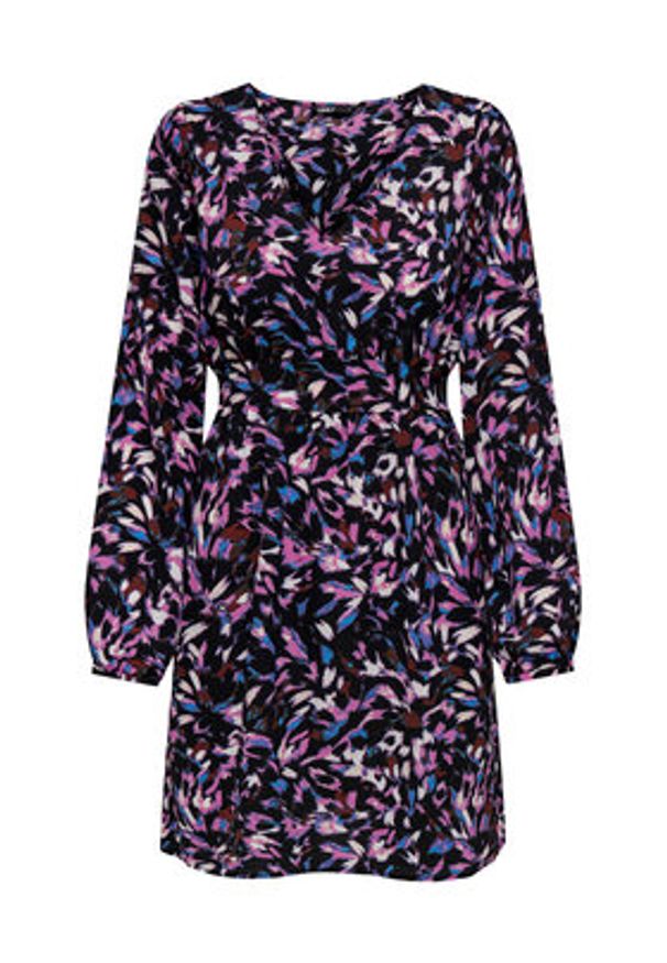 only - ONLY Sukienka codzienna 15306566 Kolorowy Regular Fit. Okazja: na co dzień. Materiał: wiskoza. Wzór: kolorowy. Typ sukienki: proste. Styl: casual