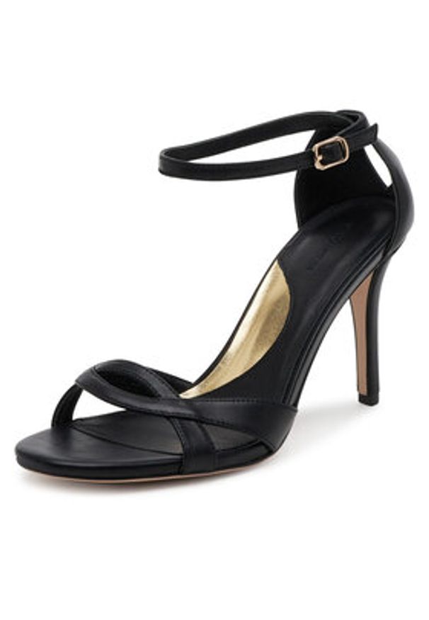 Gino Rossi Sandały NADI-2. Czarny. Kolor: czarny. Materiał: skóra