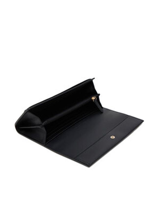 TOMMY HILFIGER - Tommy Hilfiger Duży Portfel Damski Th Legacy Flap Lrg Wallet AW0AW17267 Czarny. Kolor: czarny. Materiał: skóra