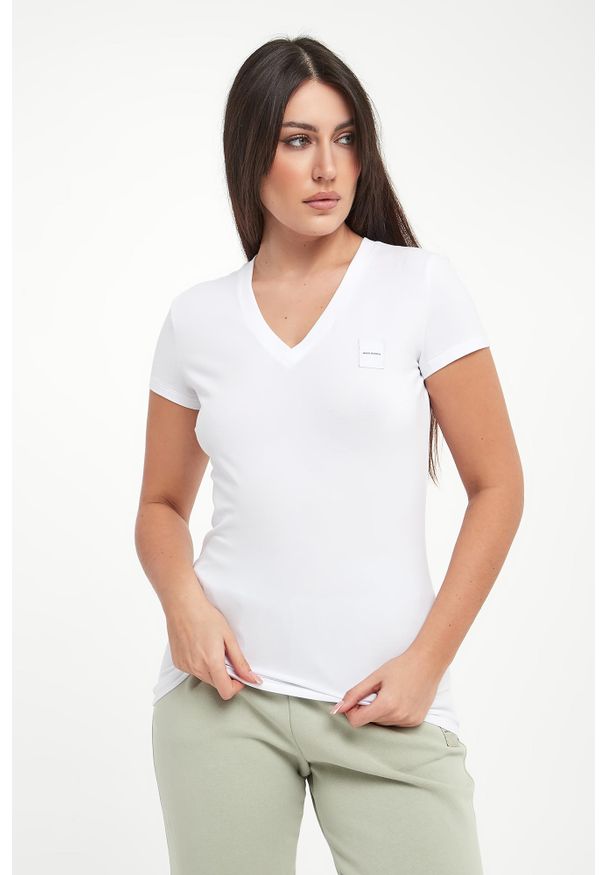 Armani Exchange - T-shirt damski z logo ARMANI EXCHANGE