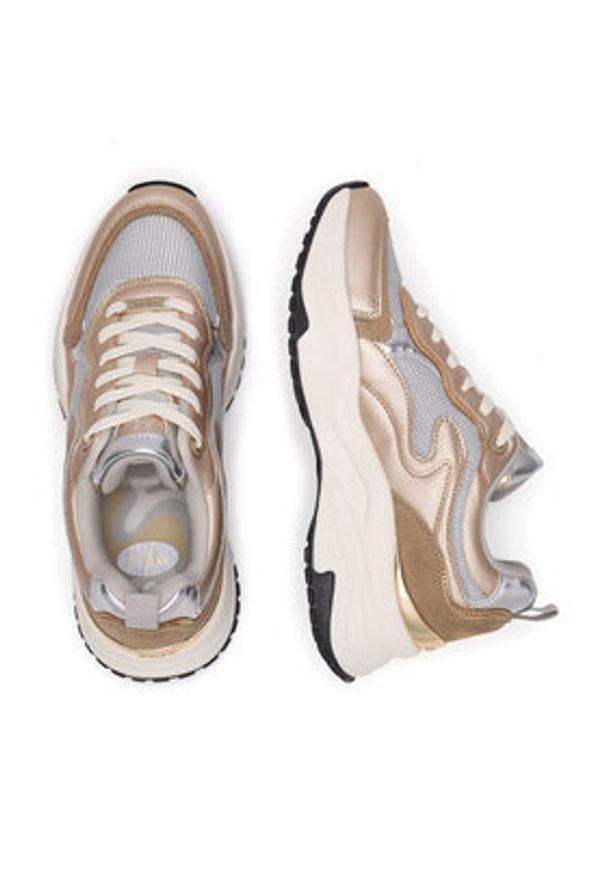 MEXX Sneakersy MI001009843W Srebrny. Kolor: srebrny. Materiał: skóra