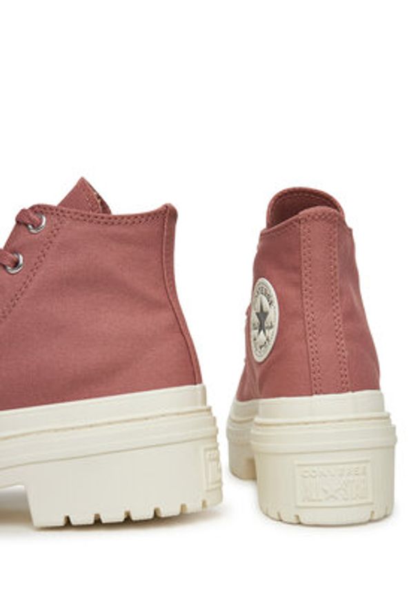 Converse Trampki Chuck Taylor All Star Lugged Heel Platform A10618C Różowy. Kolor: różowy. Materiał: materiał. Obcas: na platformie