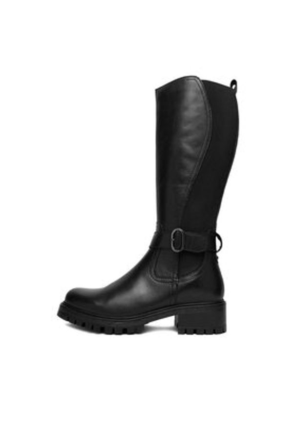 Lasocki Kozaki CEO-WI16-D-466-06 Czarny. Kolor: czarny. Materiał: skóra