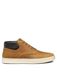 Geox Sneakersy U Baltmoore U56LDE 000FF C2112 Żółty. Kolor: żółty. Materiał: skóra