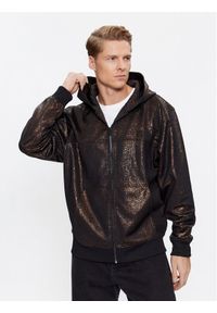 Hugo Bluza Detallao 50498288 Czarny Regular Fit. Kolor: czarny. Materiał: syntetyk