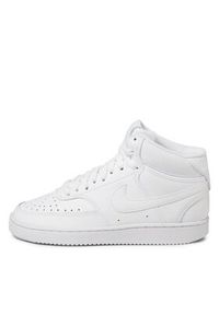 Nike Sneakersy Court Vision Mid CD5436 100 Biały. Kolor: biały. Materiał: skóra. Model: Nike Court #2