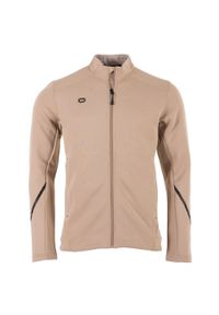 STANNO - Bluza treningowa z zamkiem na całej długości Stanno Plaza. Kolor: beżowy. Sport: piłka nożna