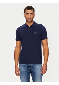 Replay Polo M6548.000.23070 Granatowy Regular Fit. Typ kołnierza: polo. Kolor: niebieski. Materiał: bawełna