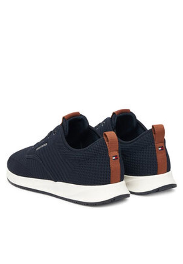 TOMMY HILFIGER - Tommy Hilfiger Sneakersy Newport 3D Premium FM0FM05527 Granatowy. Kolor: niebieski. Materiał: materiał