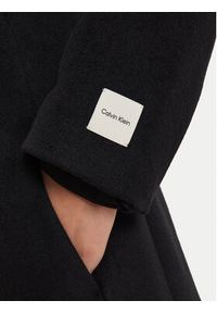 Calvin Klein Płaszcz wełniany K20K207701 Czarny Regular Fit. Kolor: czarny. Materiał: wełna, syntetyk #2