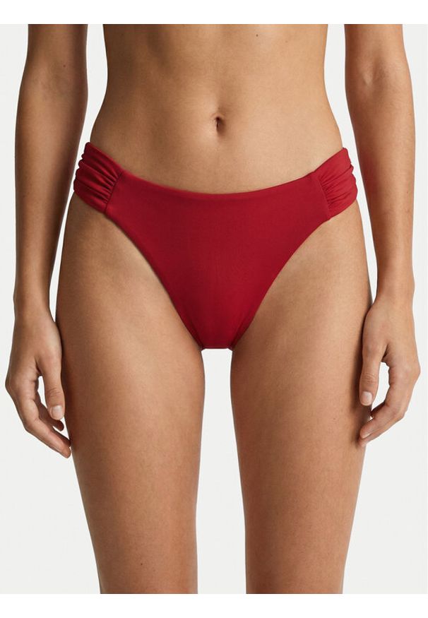 Seafolly Dół od bikini S. Collective 40726-942 Czerwony. Kolor: czerwony. Materiał: syntetyk
