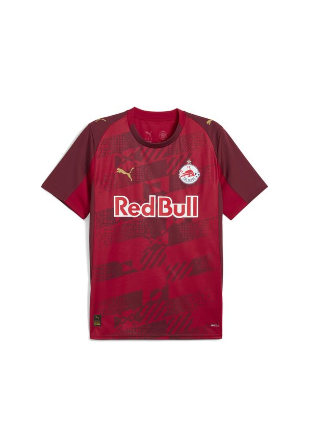 Puma - Męska trzecia koszulka FB Red Bull Salzburg 25/26 PUMA. Kolor: wielokolorowy, czerwony, beżowy. Sport: piłka nożna