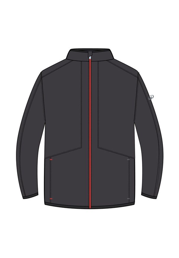 quechua - Bluza narciarska dla dzieci Quechua 500 zip. Kolor: szary. Materiał: elastan, materiał. Sezon: lato. Sport: narciarstwo