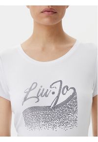 Liu Jo Beachwear T-Shirt VA5157 JS360 Biały Regular Fit. Kolor: biały. Materiał: wiskoza