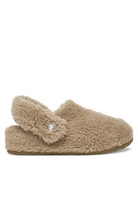 Kapcie Crocs. Kolor: beżowy