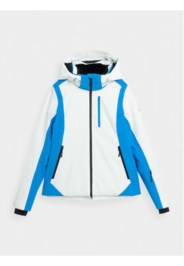 4f - 4F Kurtka narciarska 4FAW23TTJAF336 Niebieski Slim Fit. Kolor: niebieski. Materiał: syntetyk. Sport: narciarstwo