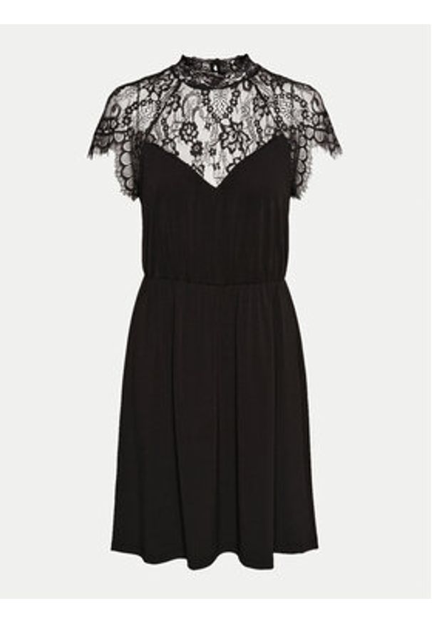 Vero Moda Sukienka koktajlowa Milla 10319974 Czarny Standard Fit. Kolor: czarny. Materiał: syntetyk. Styl: wizytowy