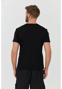 Emporio Armani - EMPORIO ARMANI Czarny t-shirt bande logo. Kolor: czarny #6