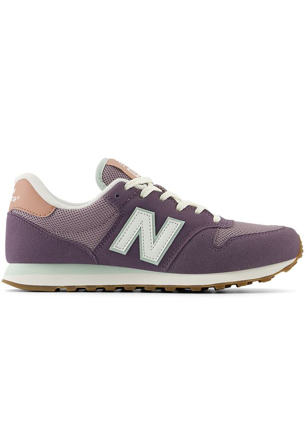 Buty damskie New Balance GW500BPN - fioletowe. Okazja: na co dzień. Kolor: fioletowy. Materiał: guma, syntetyk, materiał. Szerokość cholewki: normalna