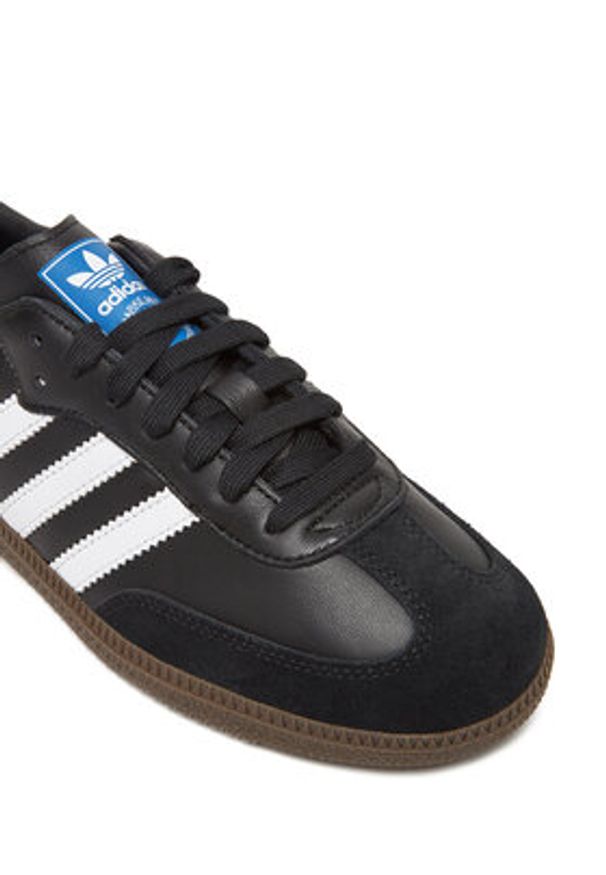 Adidas - adidas Sneakersy Samba Og B75807 Czarny. Kolor: czarny. Materiał: skóra