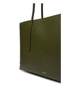 Calvin Klein Torebka Foil Logo Tote W/Pouch LV04F3274G Zielony. Kolor: zielony. Materiał: skórzane #5