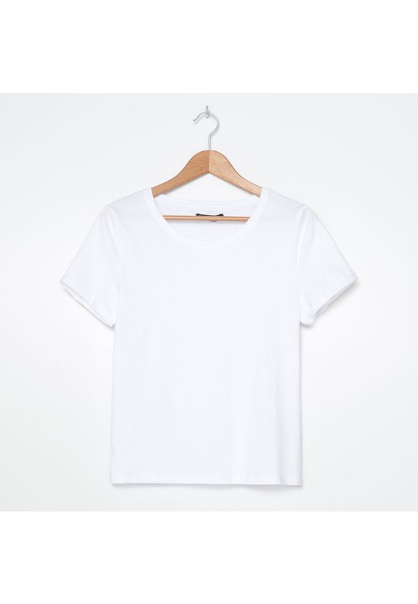 House - Koszulka z bawełny organicznej - Biały. Kolor: biały. Materiał: bawełna