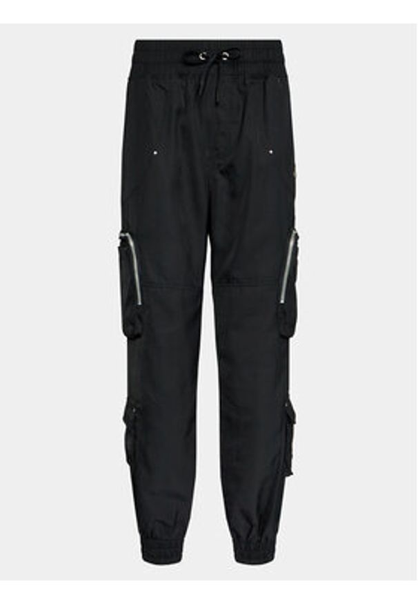 Moose Knuckles Spodnie materiałowe Maddox Utility M33MR764CT Czarny Regular Fit. Kolor: czarny. Materiał: syntetyk