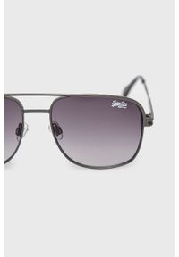Superdry okulary przeciwsłoneczne męskie kolor szary. Kolor: szary #3